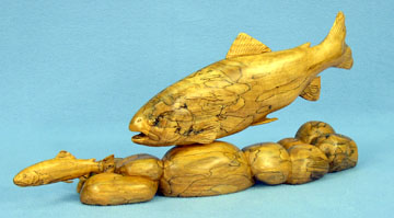 Stylized Carvings - Fish, Birds, and Animals: Don Lund